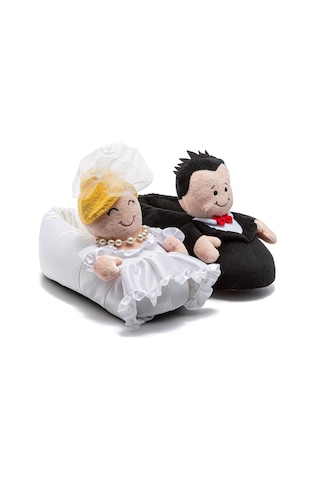 Gelin-damat Kadın Panduf Siyah-beyaz 36/41 Siyah/beyaz