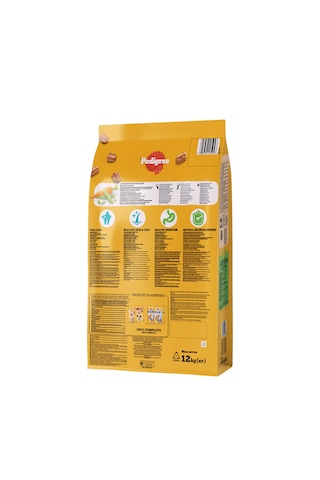Pedigree Biftekli ve Kümes Hayvanlı Yetişkin Köpek Maması 12 KG