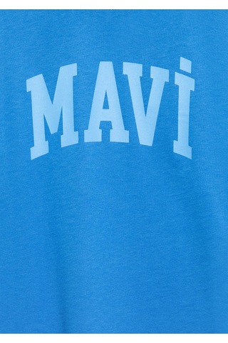 Mavi - Mavi Baskılı Mavi Tişört 6610484-70902 Mavi