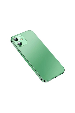 Apple Uyumlu iPhone 12 Kılıf Zore Bobo Kapak Yeşil