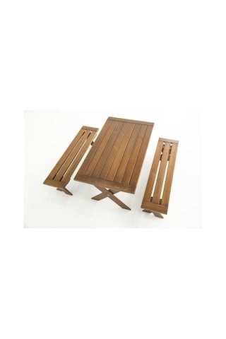 Vendy Çocuk Piknik Masa Takımı - Minik Çocuklara Özel Tasarım Kahverengi