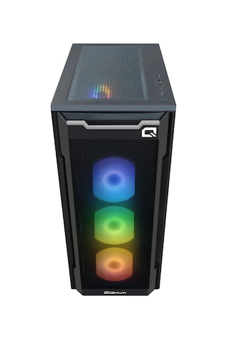 Quantum Gaming Snapfire Dark Gray 650w Power 4 Fanlı Mesh Bilgisayar Kasası
