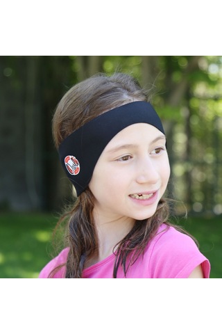 Owli Swimwarm Kulak Koruyucu Çocuk Siyah-Siyah