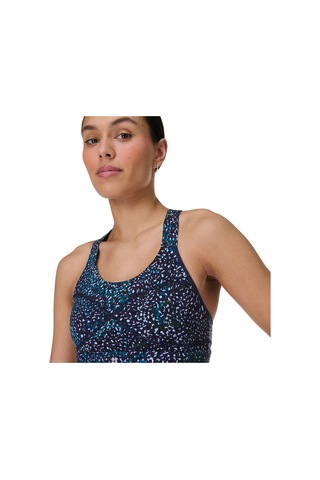 Sweaty Betty Sweaty Betty Power Medium Support Sports Br Kadın Mavi Fitness Bra 5109 Çok Renkli