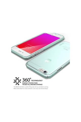 Ringke Slim Frost Apple Uyumlu iPhone 6s/ 6 İle Kılıf Pink