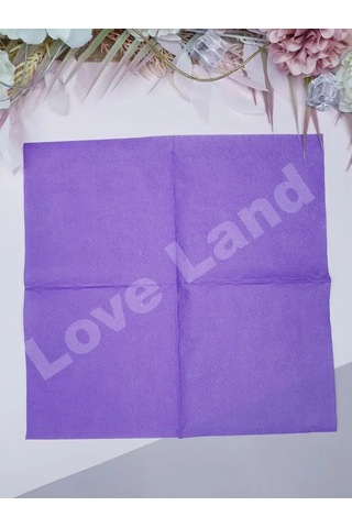Love Land Doğum Günü Kutlaması İçin Kağıt Mendil 32 Adet 159992015 Violet