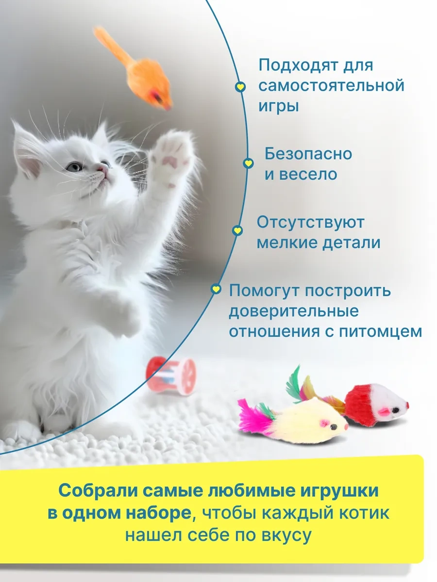 For Your Lıfe Kediler İçin Oyuncak Seti 273982559