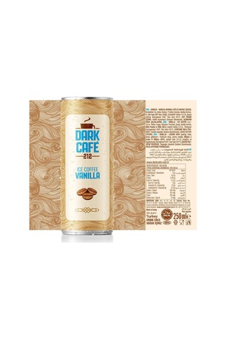 Dark Café 212 Soğuk Kahve Vanilla 250 Ml X 12 Adet Hazır
