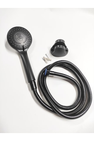 Fonksiyonlu Lüks Siyah Banyo Duş Başlığı Seti Arv0028 Diğer
