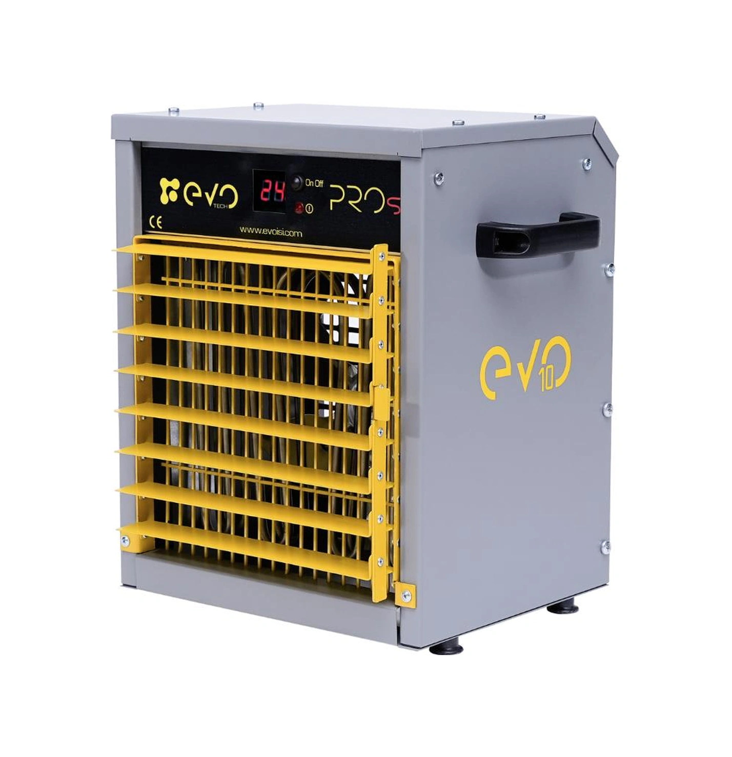 Evo10 Pros - 10 Kw Kumandalı Ve Dijital Endüstriyel Elektrikli Fanlı Isıtıcı