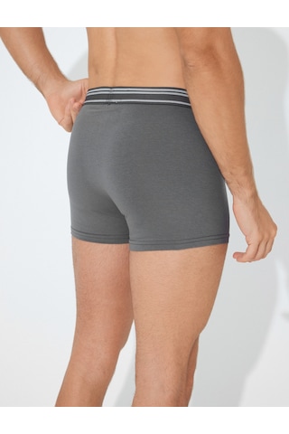 Koton Normal Bel Pamuklu 3'lü Boxer Seti Gri 7wlm90005mk