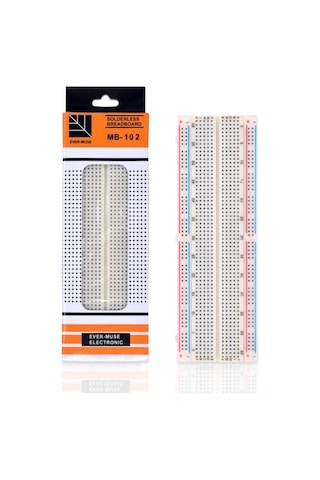 Breadboard Mb-102 830 Hücre Mb102 Büyük Boy Bread Board Protoboard Prototip Elektronik Deney