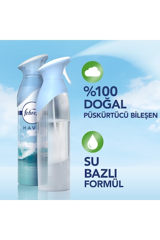 Febreze Okyanus Esintisi Hava Ferahlatıcı Sprey Oda Kokusu 3 x 185 ML