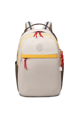 Smart Bags Smartbags Büyük Boy Uniseks Sırt Çantası 2022-3182 Bej Hardal Kahve