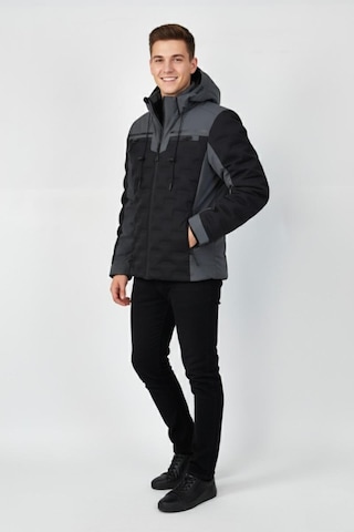 Dynamo Erkek Kapüşonlu Spor Mont Regular Fit 3331 Bgl-st04899 Füme