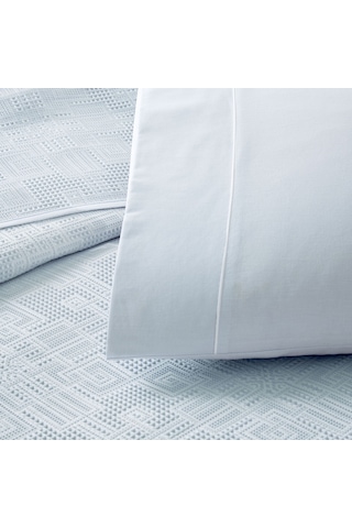 Taç Jakar Vıgnes Çift Kişilik Pike Takımı Mavi 000000001000050040 Mavi