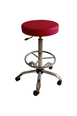 Bar Taburesi Krom Yıldız Ayaklı Çemberli