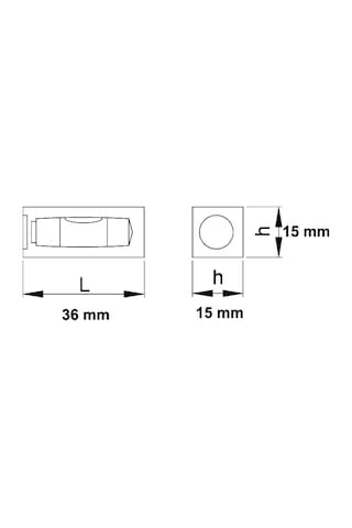 Ceta Form P26-Bh1 Su Terazisi Tüpü Yatay Ölçüm-Blok
