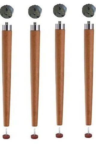 Depolife Gürgen Konik Ahşap Ayak Vidalı Pabuç Montaj Aparatlı 15 Derece Eğ (292216678)