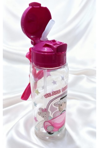 Askılı Pipetli 500 Ml Suluk/ Matara Tritan Rlx423 Koyu Pembe Askılı Pipetli 500 Ml Suluk/ Matara Tritan Rlx423 Koyu Pembe