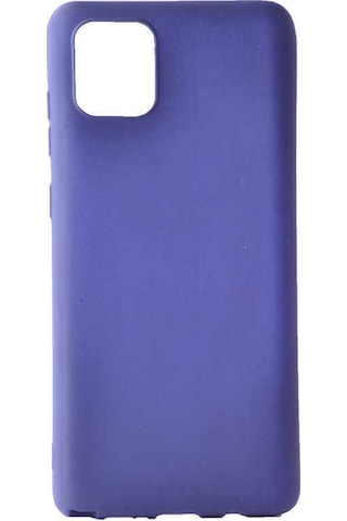 Samsung Uyumlu Galaxy A91 S10 Lite Kılıf Zore Premier Silikon Kapak Lacivert