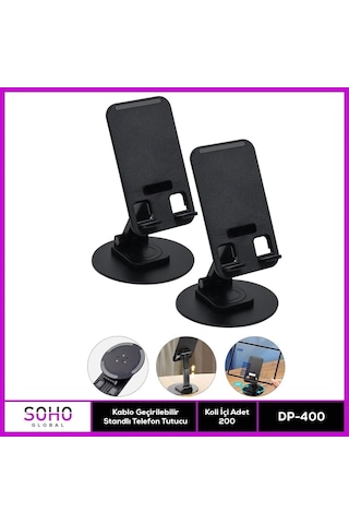 Tedar Kablo Geçirilebilir Telefon Tutucu Najmaddin Standart