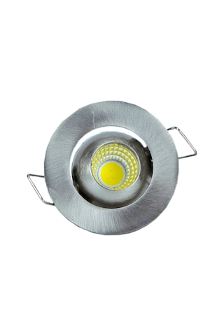 Fujika 1W 220V 3000K Sıva Altı Led Spot Gri