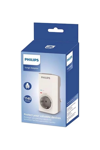 Phılıps Chp7010w/10, Tekli, Akım Korumalı Priz, 1140 Joules, Beyaz 1.5