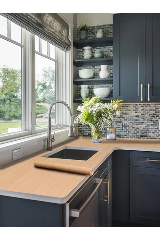 Stankoinstrument İ Osnastka Kendinden Yapışkanlı Ahşap Desenli Mat Mobilya Filmi 8 Metre 282302194