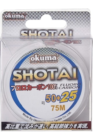Okuma Shotai 75m 0.37mm Fluorocarbon Misina