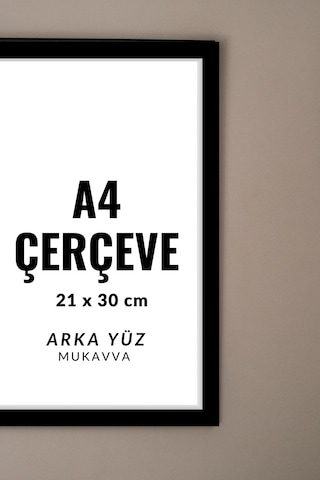 Siyah-10 Adet A4 Çerçeve Diploma Belge Sertifika Fotoğraf Resim Çerçevesi Pvc 10lu Siyah
