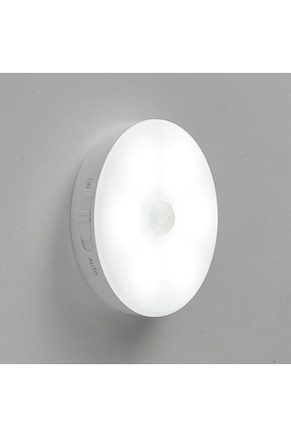 Wellhise L02 Usb Şarjlı Mıknatıslı Hareket Sensörlü Gece Lambası Dolap İçi Aydınlatma Lambası Beyaz