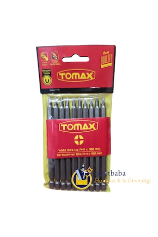 Tomax Ph1 X 100 Mm Bits Uç 10 Adet