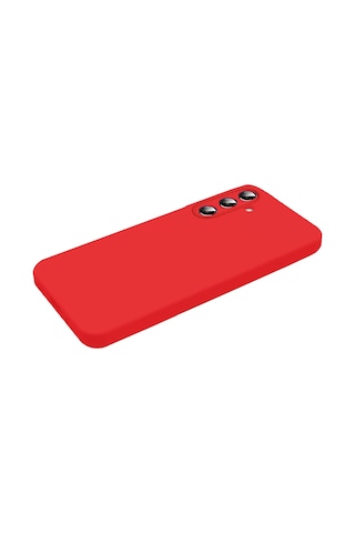 Uray Store Samsung Galaxy Uyumlu S26 Plus First Silikon - Kırmızı