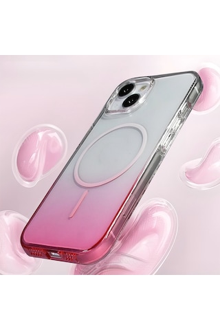 Nihcase Apple Uyumlu iPhone 13 Kılıf Rainbow Renkli Septik Manyetik Şarj Kapak