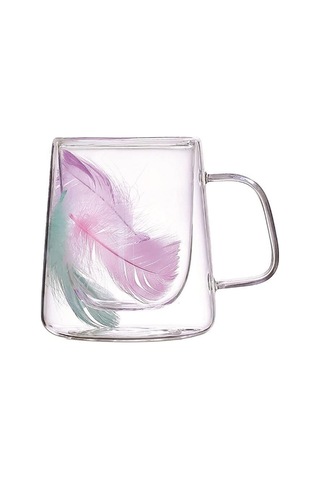 Perotti Double Feather Çift Cidarlı Kupa 250 Ml Çok Renkli