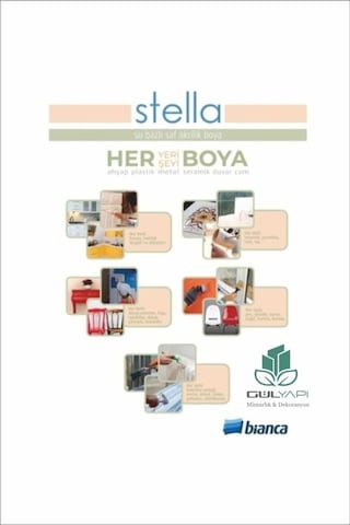 Bianca Stella Su Bazlı Saf Akrilik Boya 0,5 Lt 2002 Renk Seçenegi Diğer