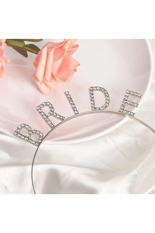 Periboia Bekarlığa Veda Bride Tacı Gümüş Renk
