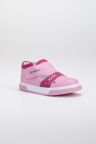 Şirin Bebe Şirinbebe Şiringenç Dikiş Detaylı İki Cırtlı Pembe Kız İlkadım Bebek Çocuk Ayakkabısı-2884-pembe Pembe