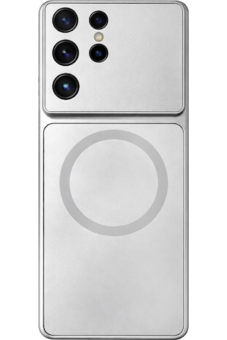 Samsung Galaxy S26 Ultra Uyumlu Kamera Korumalı Magsafe Wireless Şarj Özellikli Full Glass Arka Kapak