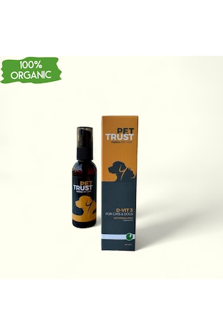 Pettrust Herbal Pet Care Kedi ve Köpekler İçin Vitamin-d Takviyesi