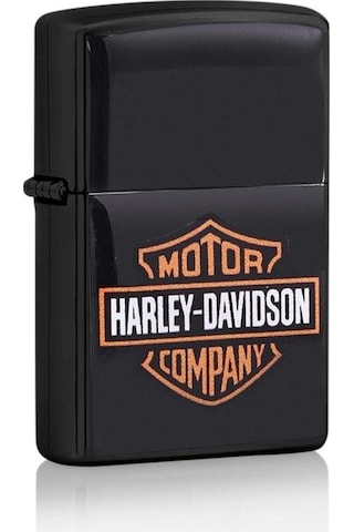 Harley Davidson Tasarım Çakmak Siyah
