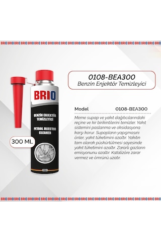 Brio Benzin Enjektör Temizleyici 300 Ml 2'li