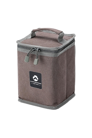 Homyl Açık Yürüyüş Için Gaz Tankı Saklama Çantası Tote Gri