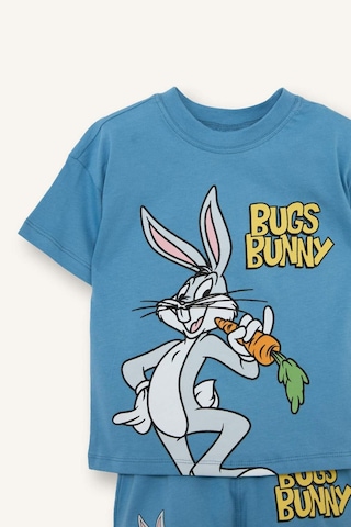 Defacto Looney Tunes 2li Takım Erkek Bebek H4128a526smbe227 Mavi-be227
