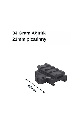 Vector Optics Pikatini Ray Yükseltici Montaj Hamili - Alçak - Scra-58