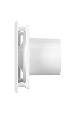 Ayas Quadro 4C Klapeli Dekoratif Banyo Fanı 10 CM Beyaz