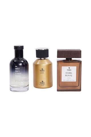 Özel Hediye Kutulu 3'lü Limon-bergamot Çarkıfelek 100 Ml Uzun Süre Kalıcı Parfüm Seti-51104 Diğer
