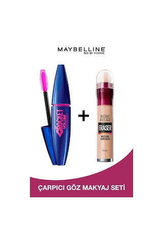 Volum' Express Rocket Ekstra Siyah Maskara & Instant Eraser Kapatıcı - 01 Light pktvoleresmkptst-8591 Diğer