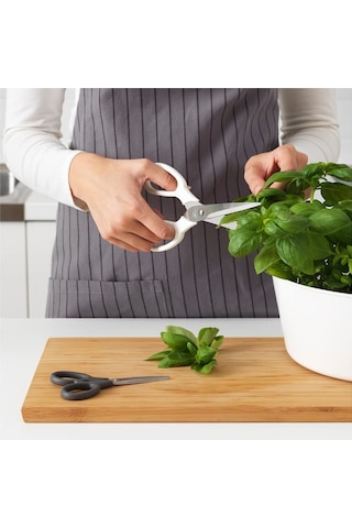 Ikea Markbart 2'li Makas Gri-beyaz 40328557